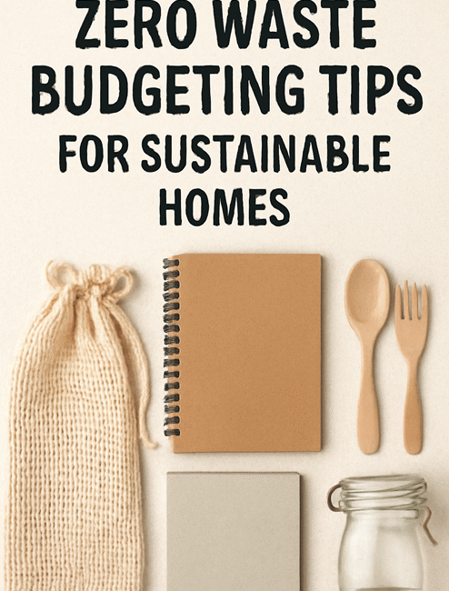 zero waste budgeting tips