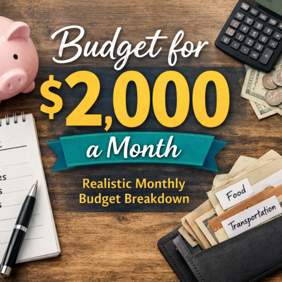 Budget for $2,000 a Month