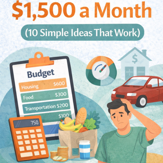 How to Budget on $1,500 a Month