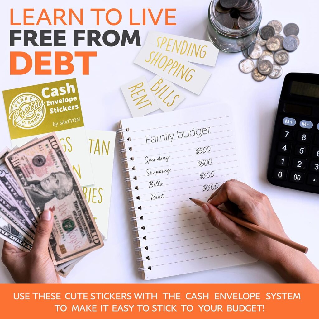 a cash envelope system or printable budget binder here