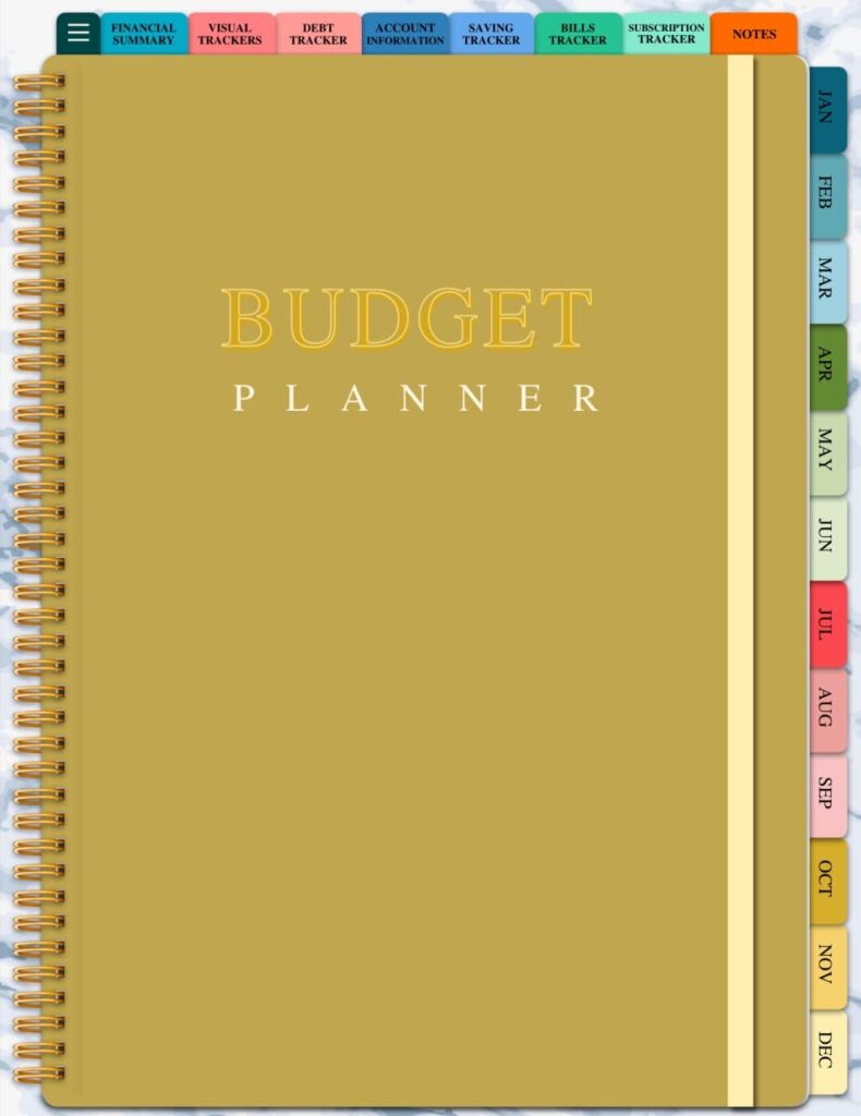 a budgeting app or printable budget planner here to help readers recreate and track this budget.