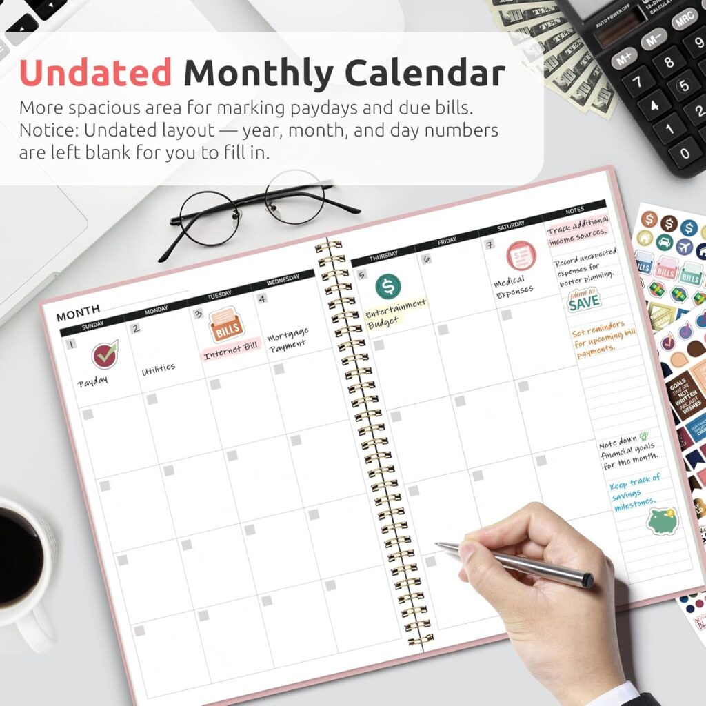 [Physical Monthly Budget Planner]