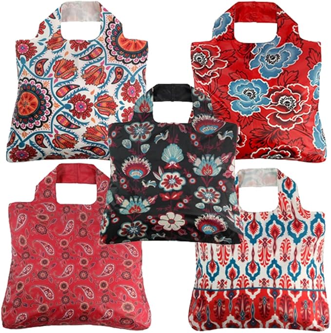 stylish reusable grocery bag design pattern fashion conscious