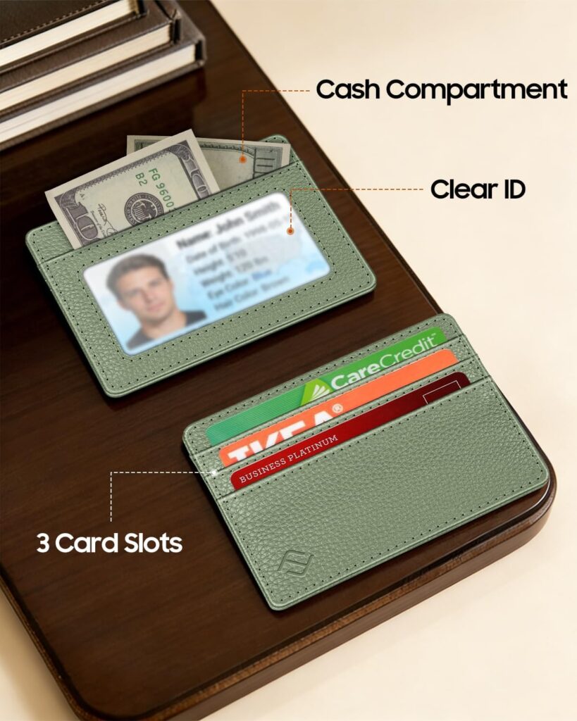  compact cash envelope wallet everyday carry purse small