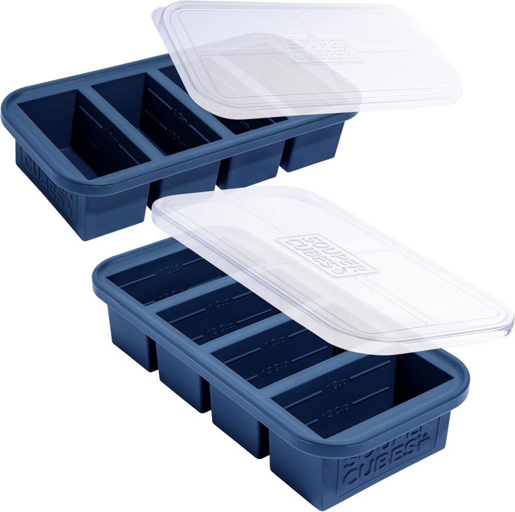  souper cubes freezing trays best for soup sauce portion freezer
