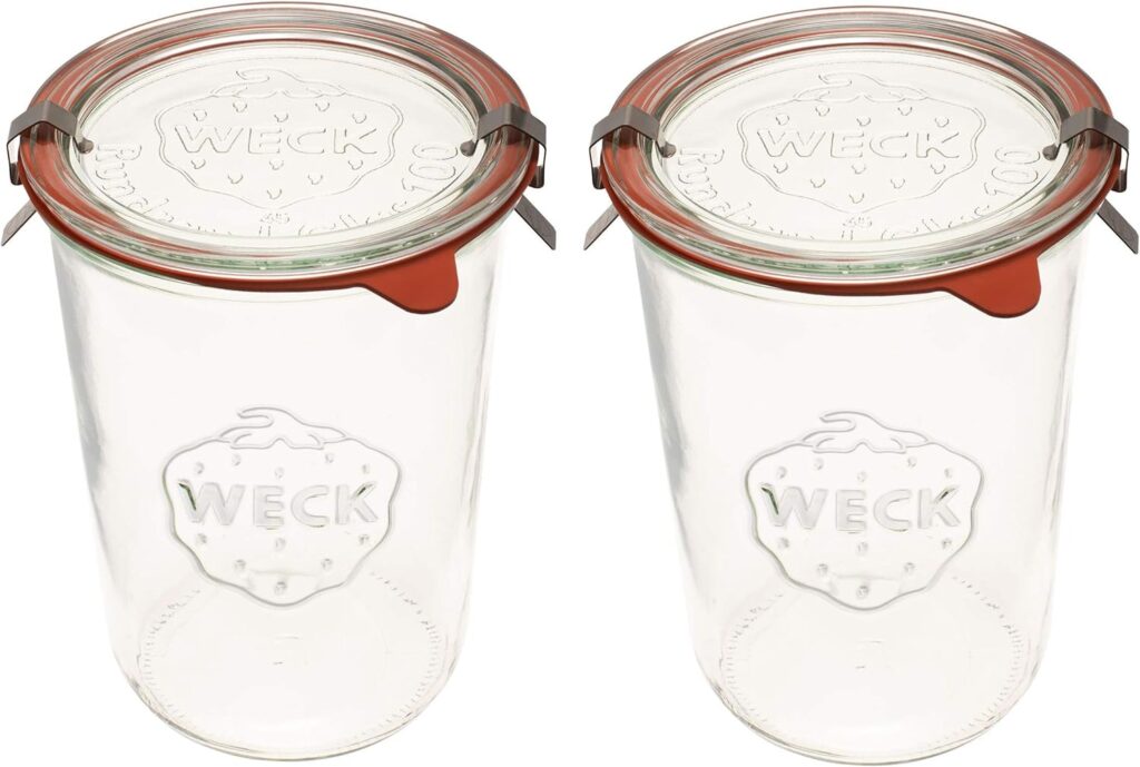  weck glass jars freezer safe soups broths bulk storage